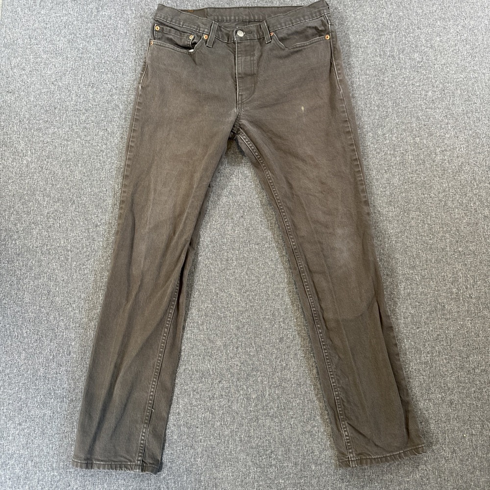 Levi's 511 Slim Fit Jeans Mens 34x32 Gray Stretch Denim Casual Pants